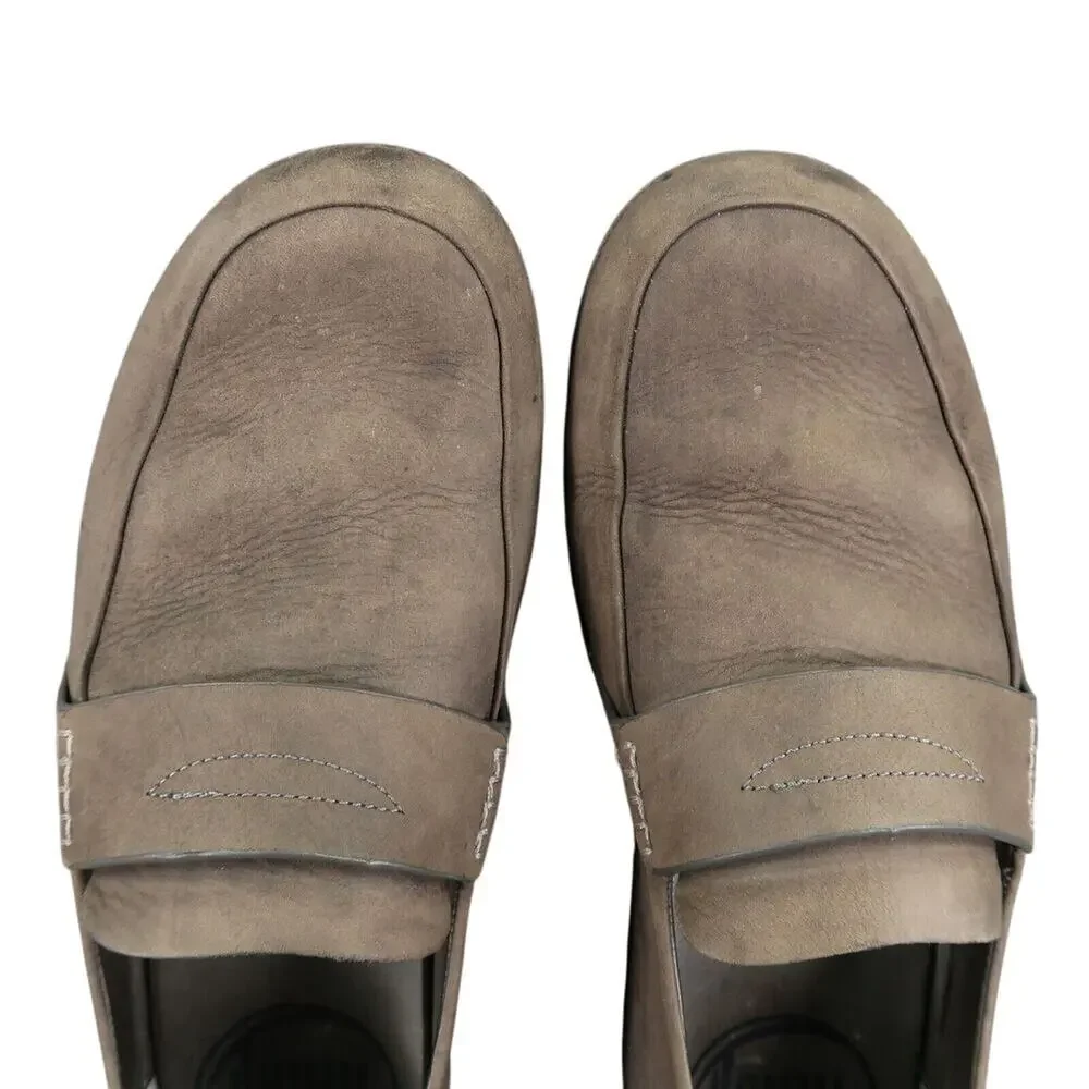 FitFlop Shoes Men 13 Loafer Slip On Comfort Classic Toning Leather Walking Brown